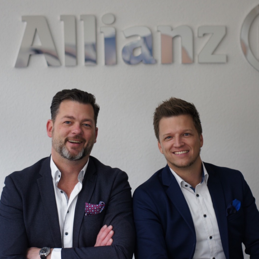 Timo Hartmann und Michael Jakob, Inhaber der Allianz Generalvertretung Hartmann & Jakob